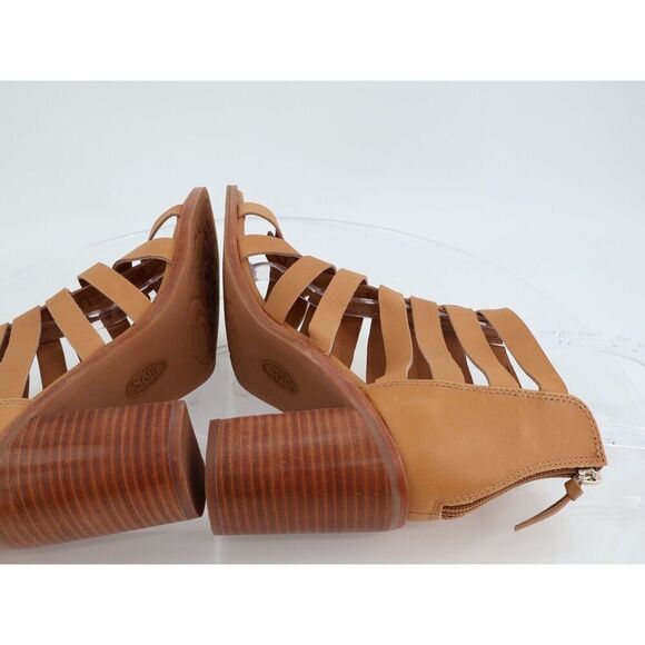 Sofft Stratford Sandals Brown Leather Block Heel Gladiator Strappy Size 9 M - Picture 9 of 14